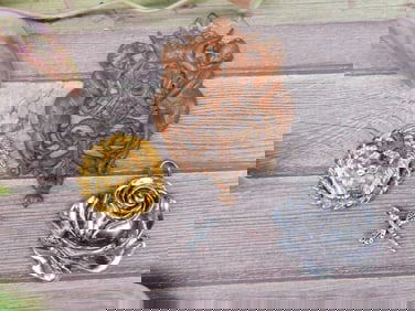 Set of Metal Decorative Medallions and Pendants