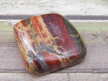 Polished Red and Brown Jasper Stone