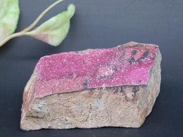 Mineral Specimen With Vibrant Pink Hues