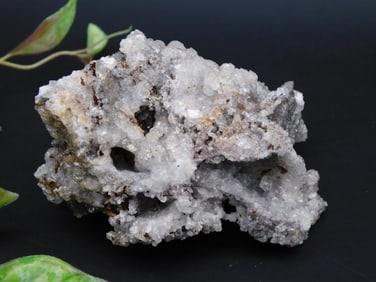Quartz Mineral Specimen With Crystal Formations