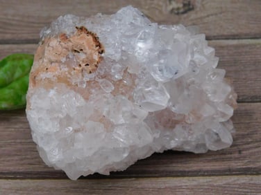 White and Tan Crystal Cluster Specimen