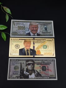 Three Commemorative Novelty Bills with Unique Designs