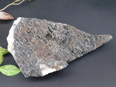 Quartz and Brown Mineral Rock Specimen