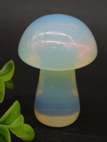 Small Opalite Mushroom Figurine