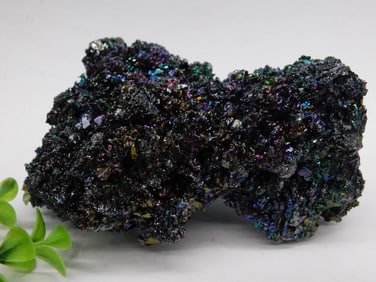 Specimen of Chalcopyrite Mineral with Iridescent Coating