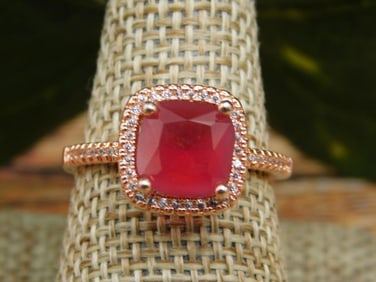GENUINE STONE RING SIZE 9