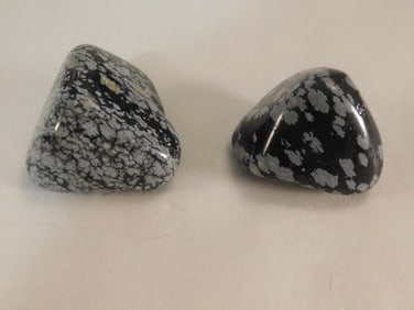 SNOWFLAKE OBSIDIAN ROCK STONE LAPIDARY SPECIMEN
