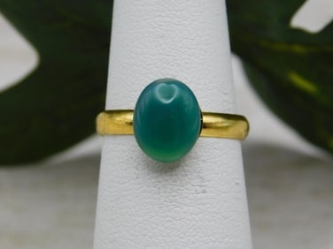 AVENTURINE RING ROCK STONE LAPIDARY SPECIMEN