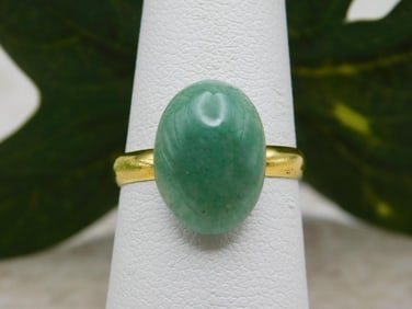 AVENTURINE RING ROCK STONE LAPIDARY SPECIMEN