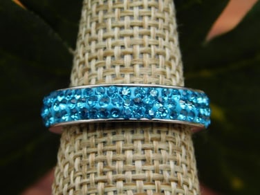 GENUINE STONE RING SIZE 6