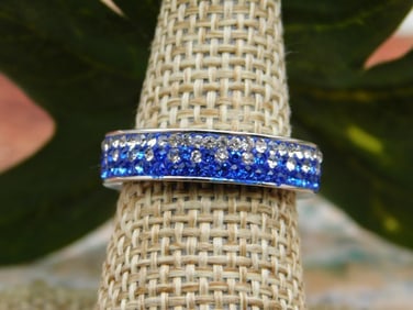 GENUINE STONE RING SIZE 6