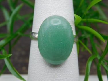 AVENTURINE RING ROCK STONE LAPIDARY SPECIMEN