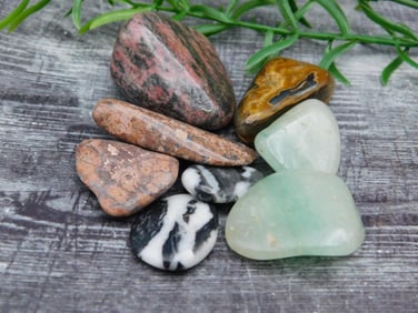 MIXED AGATE LOT ROCK STONE LAPIDARY SPECIMEN