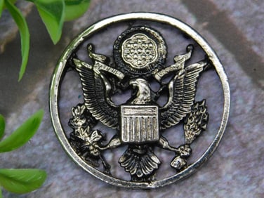 Metal Emblem of US Great Seal with Openwork Design