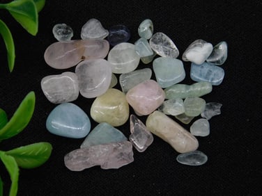 Collection of Polished Multicolored Gemstones
