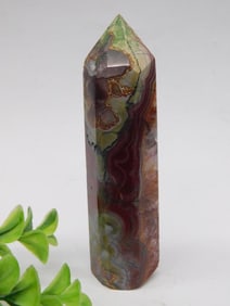 Polished Multicolor Gemstone Obelisk