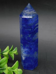 Blue Lapis Lazuli Polished Wand Tower