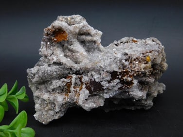 Quartz and Mineral Cluster with Sparkling Crystals
