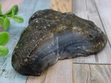 Rough Gray Agate Specimen, 136 Grams