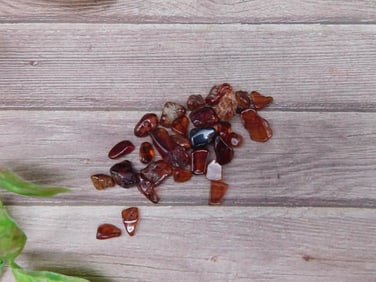 12 Grams of Orange Garnet Stones