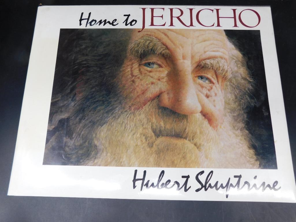Home to Jericho by Hubert Shuptrine Limited Print Edition: This listing features 'Home to Jericho' by Hubert Shuptrine, a limited print book edition. The cover displays a vivid image of distinguished artwork. Inside, the book contains detailed illustrations a