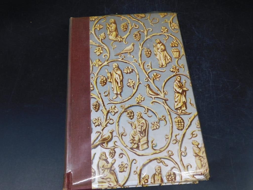 The Silver Chalice by Thomas B. Costain Book: Hardcover edition of ?The Silver Chalice? by Thomas B. Costain, published in 1952 by Doubleday & Company. Features decorative covers with a partial leather spine and gilt designs. Includes original te