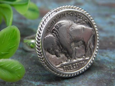 Sterling Silver Coin Ring