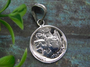 Silver Buffalo Nickel Pendant