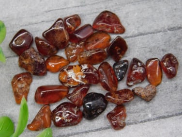 12 Grams of Orange Garnet Gemstones for Jewelry or Collection