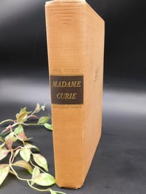 Madame Curie Book by Doubleday, Illustrated, 1938