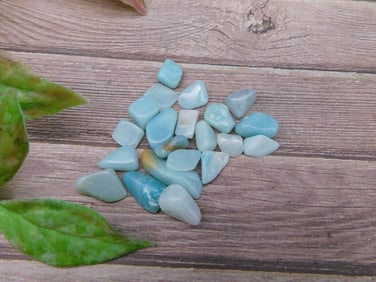 12 Grams of Mixed Amazonite Gemstones