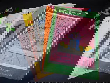 Lot of 1952 Issues of The Instructor Magazines