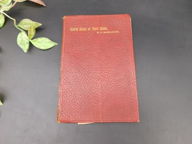 Early Days of Fort Scott Hardcover Book by G.W. Goodlander, 1900