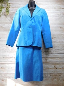 POSH BY JAY ANDERSON BLUE SUIT VINTAGE CLOTHING