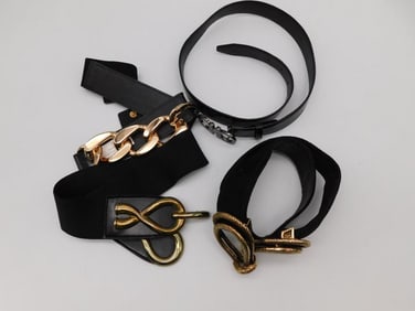 MIXED BELTS VINTAGE ANTIQUE