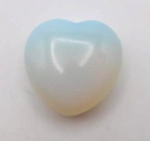 OPALITE HEART ROCK STONE LAPIDARY SPECIMEN