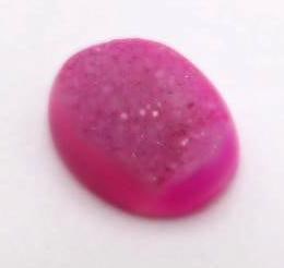 DRUZY QUARTZ CABOCHON ROCK STONE LAPIDARY SPECIMEN