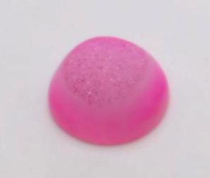 DRUZY QUARTZ CABOCHON ROCK STONE LAPIDARY SPECIMEN