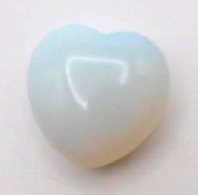 OPALITE HEART ROCK STONE LAPIDARY SPECIMEN