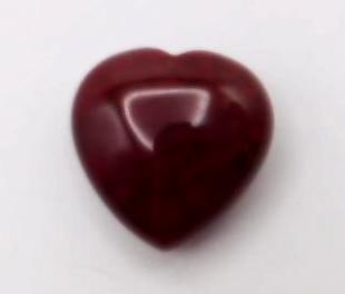 RED JASPER HEART ROCK STONE LAPIDARY SPECIMEN