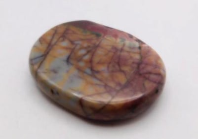 NETWORK JASPER AGATE ROCK STONE LAPIDARY SPECIMEN