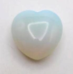 OPALITE HEART ROCK STONE LAPIDARY SPECIMEN