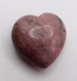 RHODOCHROSITE HEART ROCK STONE LAPIDARY SPECIMEN
