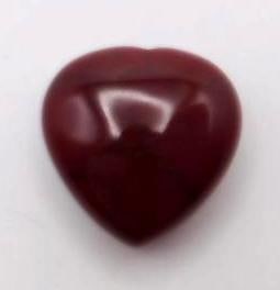 RED JASPER HEART ROCK STONE LAPIDARY SPECIMEN