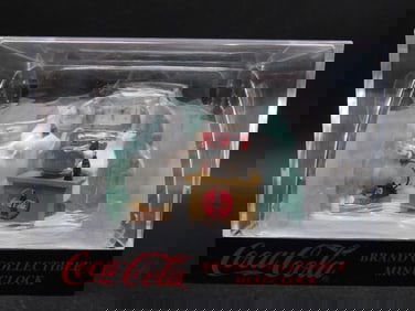 COCA-COLA POLAR BEAR MINI CLOCK ADVERTISING DECOR