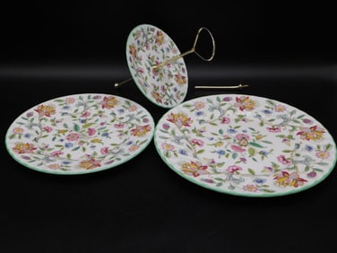 HADDON HALL MINTON BONE CHINA ENGLISH DISHES VINTAGE ANTIQUE