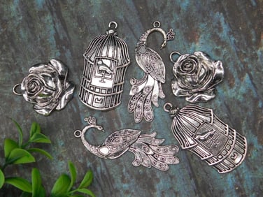 MIXED PENDANT LOT ROCK STONE LAPIDARY SPECIMEN