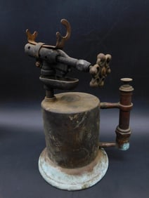 VINTAGE BLOW TORCH ANTIQUE TOOL