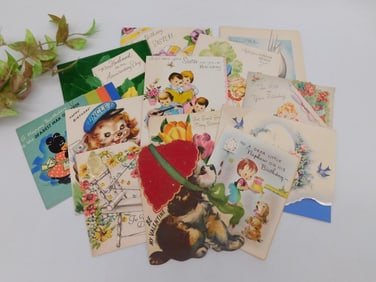 Collection of Assorted Vintage Greeting Cards
