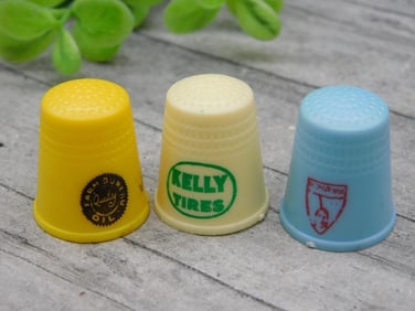 Set of 3 Advertising Thimbles